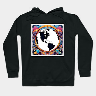 Psychedelic earth Hoodie